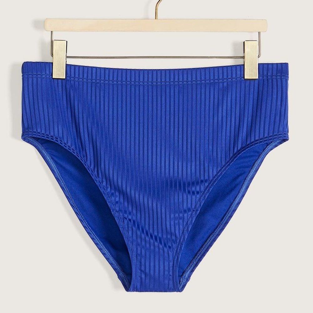 High Waist Colour Block Bikini Bottom - Size 10/12